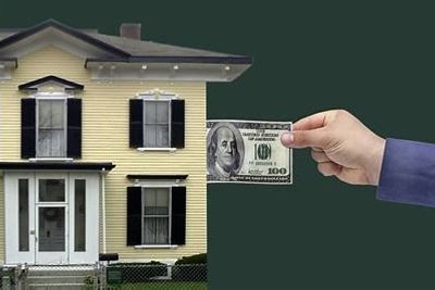 Hand Pulling $100 Bill Out Of A House